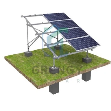 Struktur pemasangan tanah solar keluli HDG