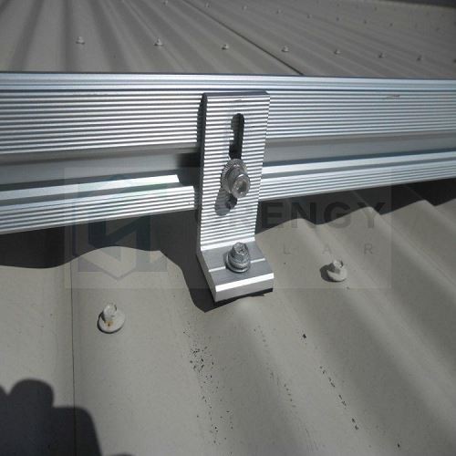 Metal Roof Integrated PV Mounting installation