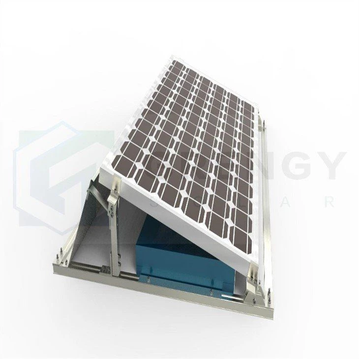 Sistem Pemasangan Solar Ballast Untuk Bumbung Rata