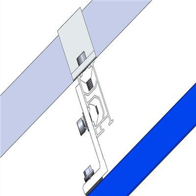 Set Kaki L Grengy Untuk Atas Bumbung Logam Suria