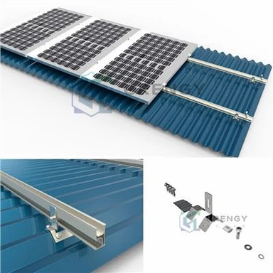 Pengapit Bumbung Logam Trapezoid Untuk Panel Suria