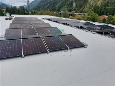 Sistem Pemasangan Ballasted Untuk Atas Bumbung Rata