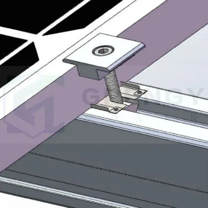 Mengoptimumkan LCOE projek anda dengan ketepatan - Aluminium Solar Solar Panel Mount Mid dan Pengapit Akhir