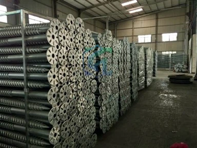 1600-2200mm Panjang HDG Helical Ground Skru Asas Cerucuk Skru Untuk Sistem Pemasangan Ground