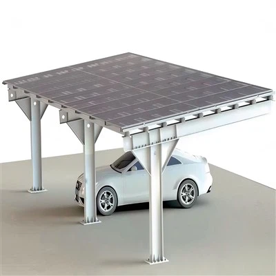 Panas-Pemasangan Carport Solar Bergalvani