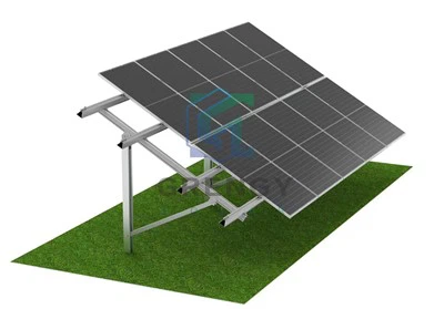Rak gunung ramming tunggal untuk panel solar PV