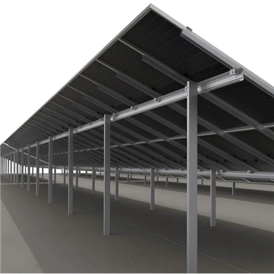 Rak Solar Keluli Bersalut ZAM Pemasangan Tanah