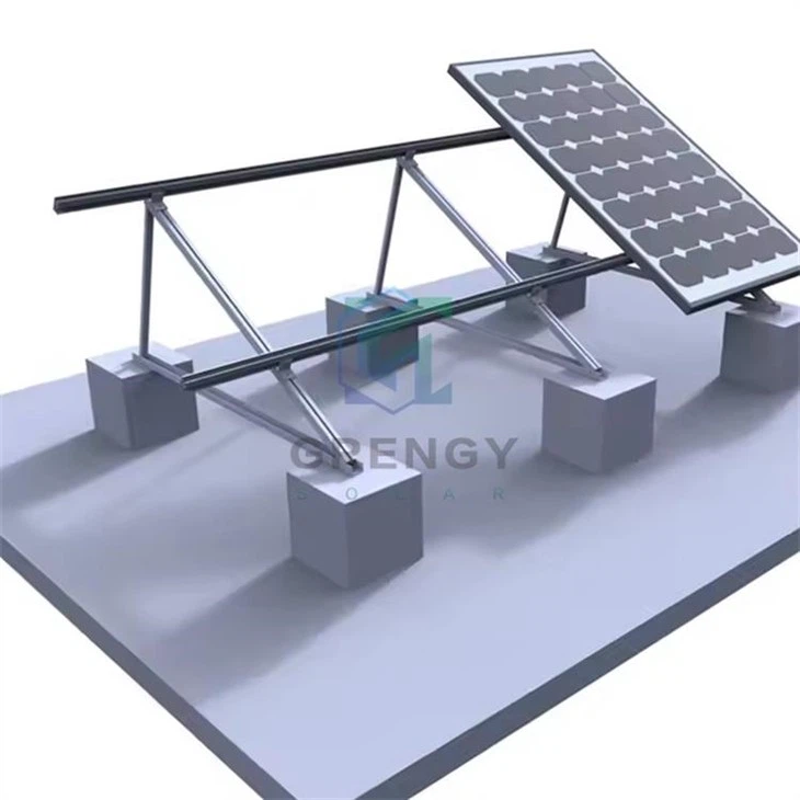 Bumbung konkrit solar untuk modul PV