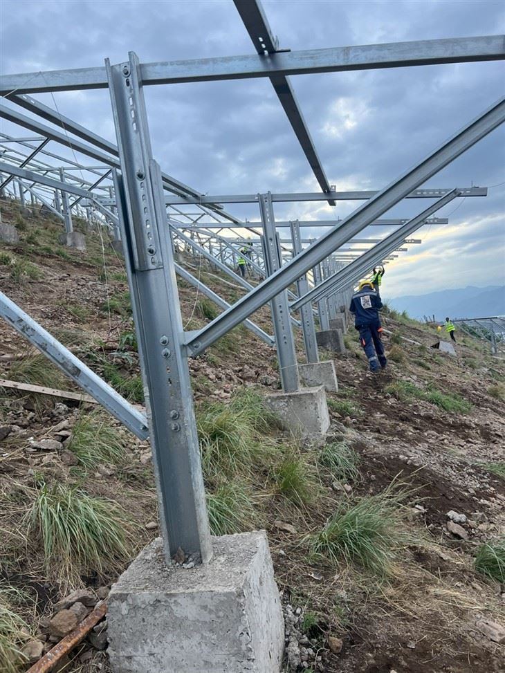 Solar Panel Ground Mounting Structures